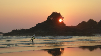 Tramonto su Cox Bay