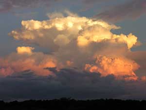 Tramonto nel Caprivi