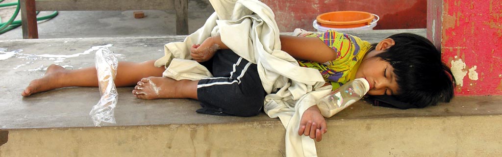 Bimbo che dorme, Ayutthaya